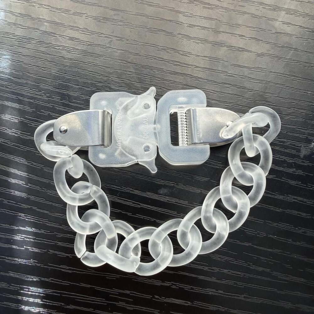 1017 ALYX 9SM Clear Acrylic Chain Bracelet